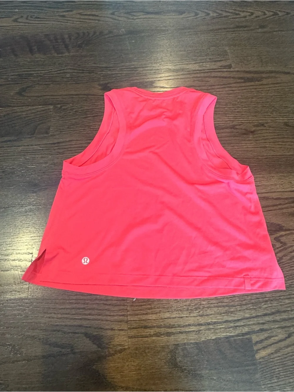 lululemon athletica Coral Red cropped Sleeveless Tank